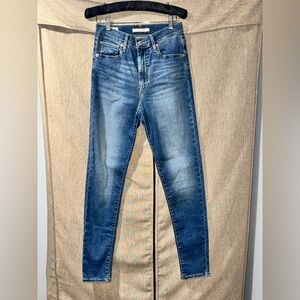 Levi’s Milehigh Super Skinny Jeans Super Filiforme Altitude Size 28
